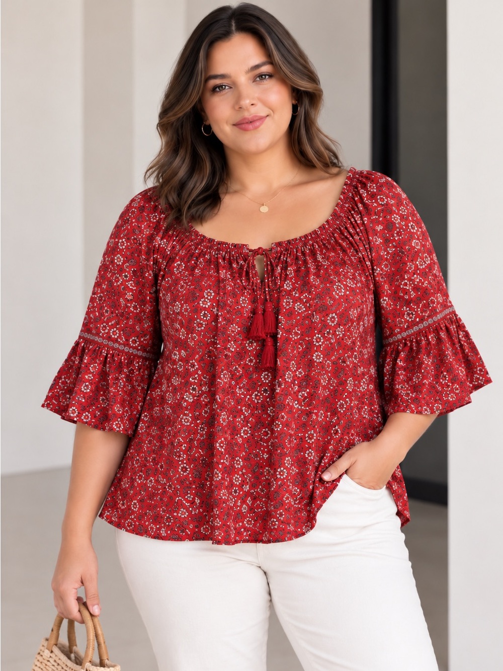 🎉5 for $45🎉 Max studio top blouse shirt size 1X